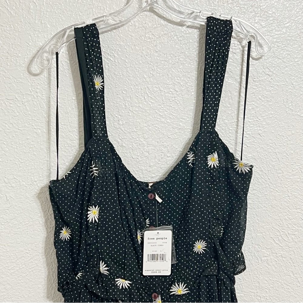 Free People Embroidered Daisy Chain Midi Dress - Picture 3 of 11